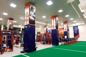 Auburn University Football Weight Room | @Sharon Elmendorf