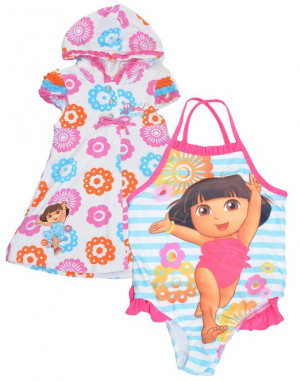 Dora Pink Bathing Suits