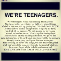 teenage quote more teenagers years quotes 3 inspiration life we r ...