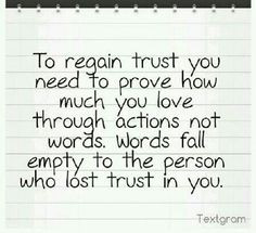 ... know trust again regain trust regaining trust quotes trusting again