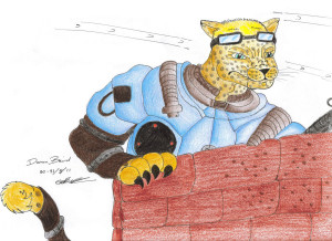 Leopard Damon Baird by EBPanda