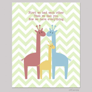 First We Had Each Other Quote Wall Art Print Muted Red by ofCarola, $ ...