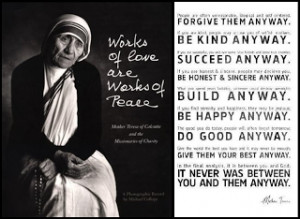 mother teresa quote do it anyway | Mother Teresa Quotes