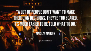 Marilyn Manson Funny Quotes