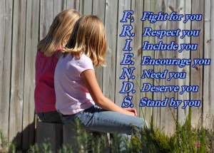 Fight for you R. Respect you I. Include you E. Encourage you. N ...