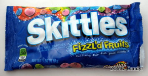 For some reason, Skittles chose to debut these in berry flavors ...