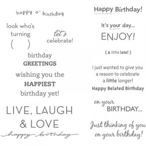 Birthday sayings