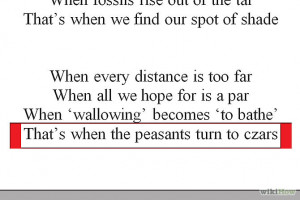 Nature Poems That Rhyme