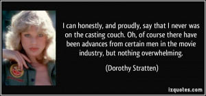 Dorothy Stratten Quote