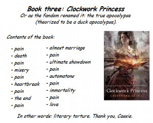 ... - Funny Posts: The Infernal Devices ~ A Summary (showing 1-28 of 28