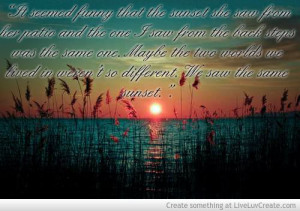 The Outsiders beautiful quote. we all see the same moon.