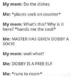 Dobby Quotes Dobby. pinned by anna