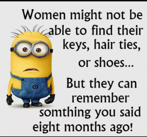 Women might not be able to find their keys, hair ties, or shoes But ...