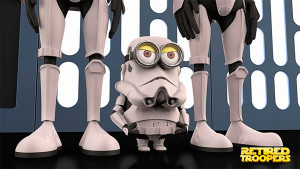 Minion Star Wars , de Star Wars: Episodio VII .
