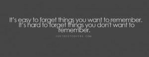 Click to get this forget things facebook cover photo