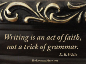 ... trick of grammar.