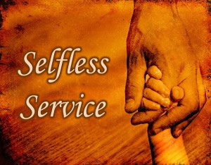 why self less service when we do some service our