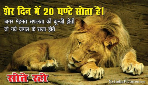 Sleep for Success Funny Hindi Quotes