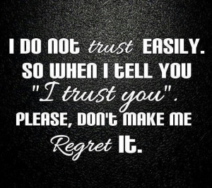 Quotes on trust