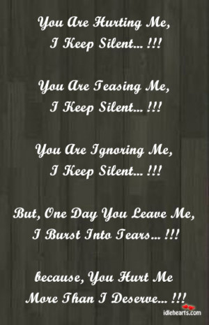 ignoring me quotes