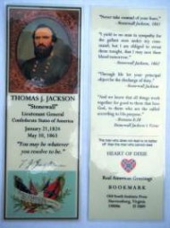 Lt General Thomas Jonathan “Stonewall” Jackson