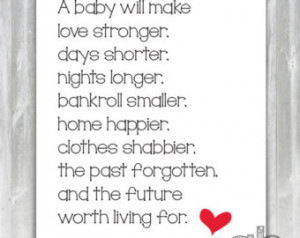 New Baby Poem - Baby Shower Poem - Poem for New Parents - Instant ...