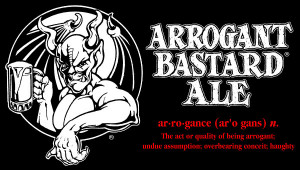 arrogant bastard ale from stone brewing co in escondido ca arrogant ...