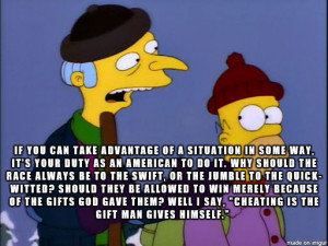 One of the best Mr. Burns quotes