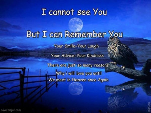 Missing You In Heaven Quotes Until we meet in heaven