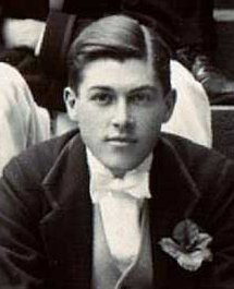 Davies in his last year at Eton in 1912 at age19