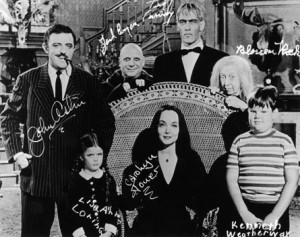 The Addams Family” original cast from 1964-66 show on ABC-TV ...