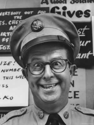 Buy Comedian Phil Silvers Making Faces for His Television Show Now