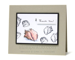The first stamp set that I have a sample with is “Gifts from the Sea ...