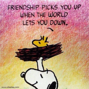 Quote - Friendship - Snoopy/Woodstock