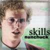 Napoleon Dynamite Numchuck Skills Icon