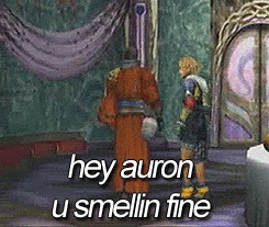 gif Final Fantasy ff Tidus Auron Final Fantasy X FFX who let me have ...