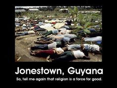 Jim Jones loved Jesus too.... More