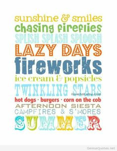 Summer quotes and sayings More