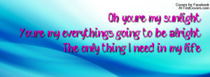 oh , Pictures , you're my sunlightyou're my everything's going to be ...