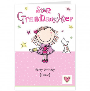 Granddaughter Quotes Granddaughter birthday card