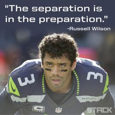 ... The separation is in the preparation.