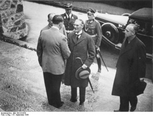 Home » Photos » Adolf Hitler and Neville Chamberlain at Obersalzberg ...