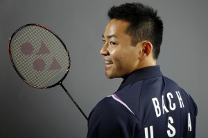Badminton player Howard Bach poses for a portrait May 14 2012 at the