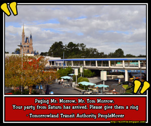 Sunday's Sayings - Tomorrowland Transit Authority PeopleMover