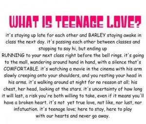 Teenage Girl Quotes About Love