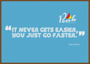 Home Art 'Limited Edition' Peak A3 Lemond Quote Poster