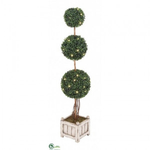 boxwood topiary with lights green pack of 1 0 review add your review $ ...