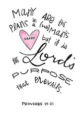 Jesus Quotes Art - His Purpose Prevails by Nancy Ingersoll