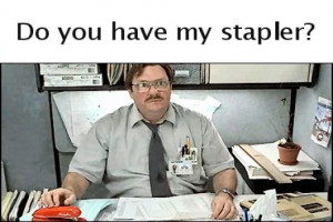 ... of where you can get a new Red Swingline Stapler. Hint: see below
