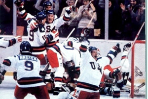 Rejoices as Olympic Hockey Team Spanks Russians